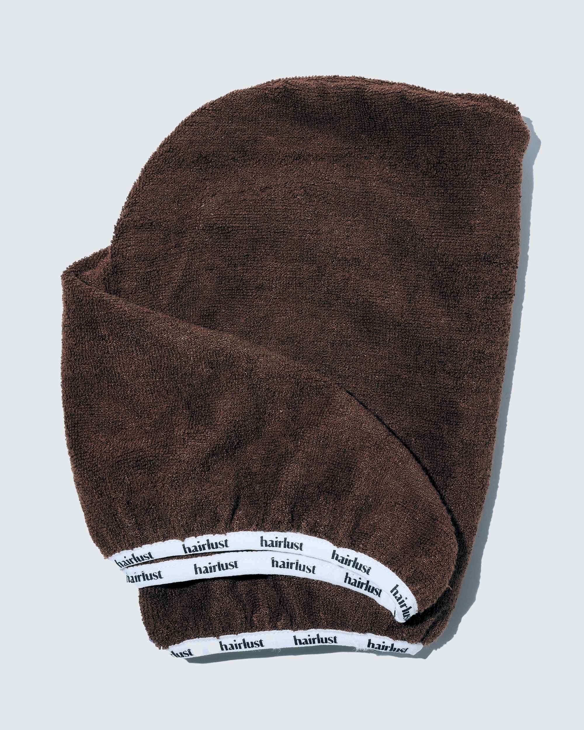 Bamboo Hair Towel Wrap, Mocha
