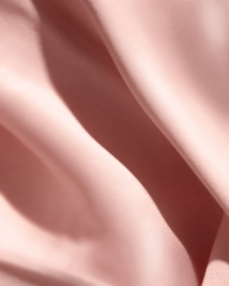 Silky Bamboo Duvet Cover, Powder Pink - Image 5