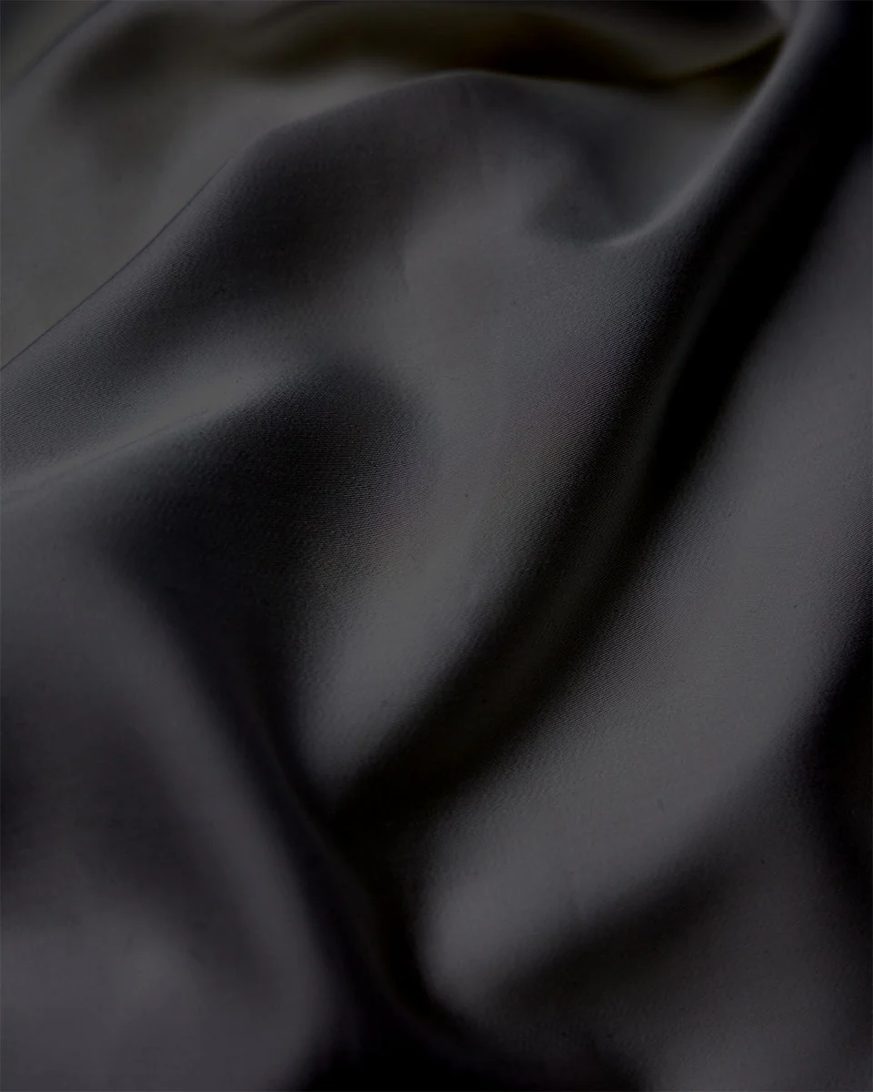 Silky Bamboo Duvet Cover, Jet Black - Image 6