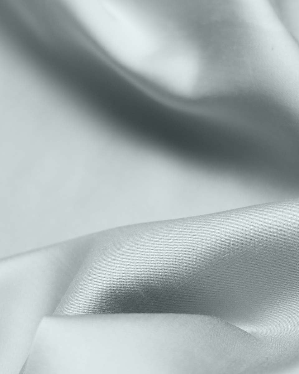 Silky Bamboo Pillowcase, Cloud Gray - Image 5